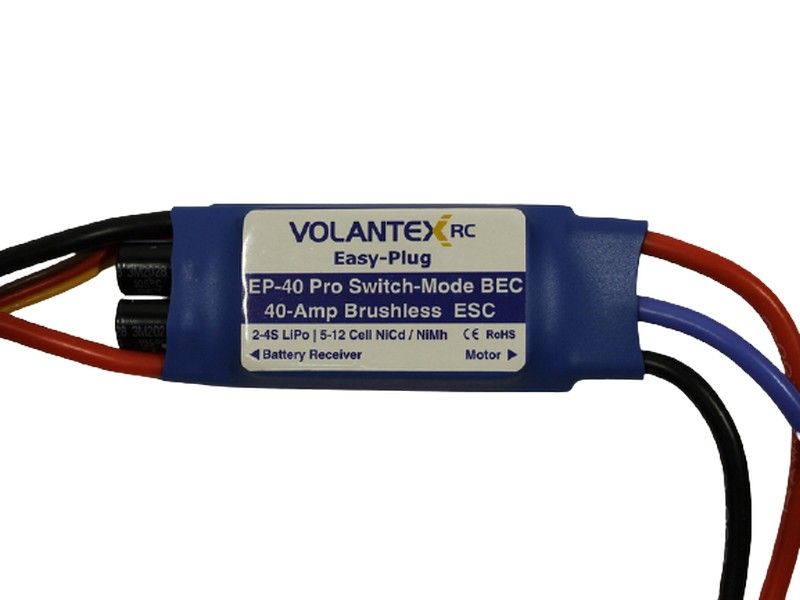 Регулятор скорости бесколлекторный 40AXT60 для самолета Volantex RC Phoenix 2400