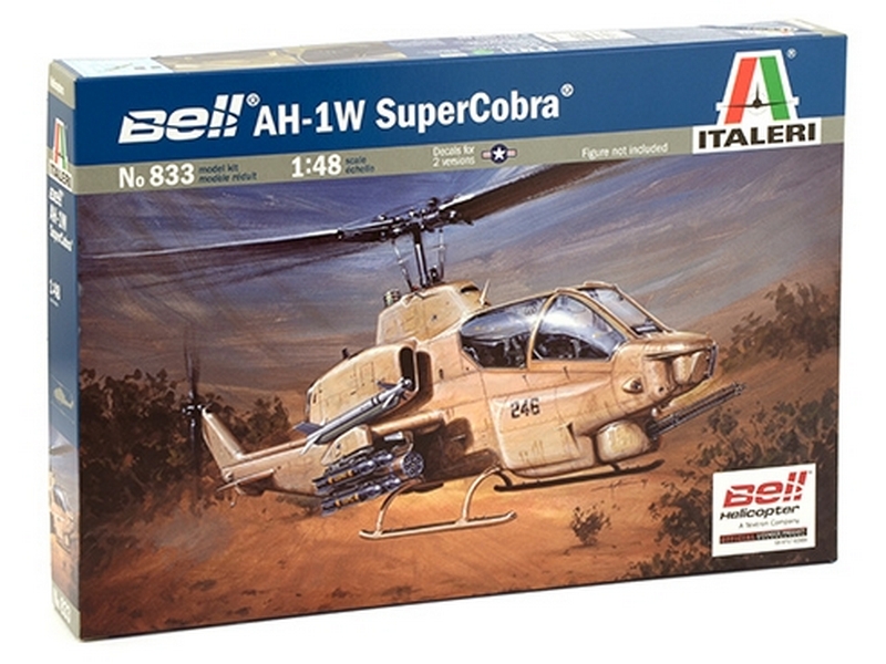 Сборная модель ITALERI 0833ИТ Вертолет Bell AH1W Super Cobra