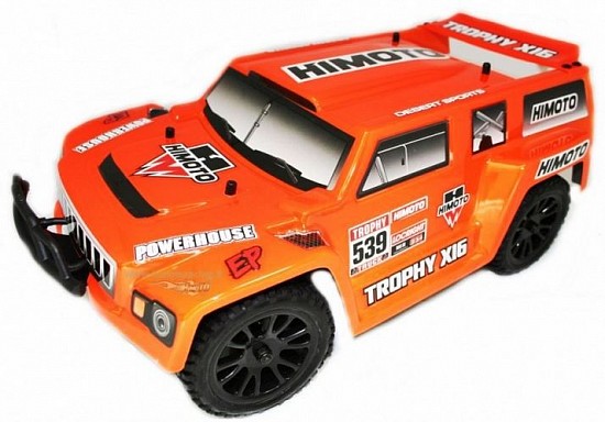 Радиоуправляемая автомодель трофи Himoto 116 ETY16 Brushless 4WD 24G RTR  LiPo