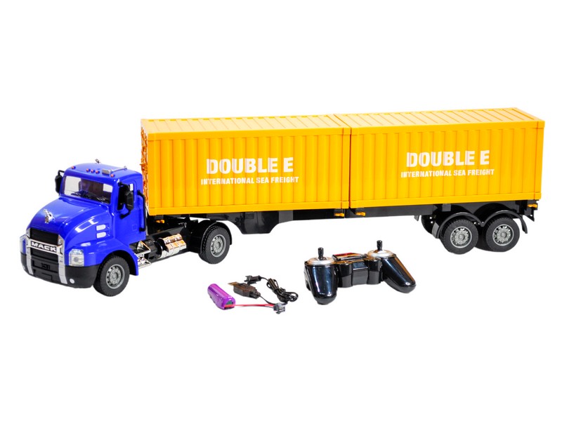Радиоуправляемый тягач на 2 контейнера Double Eagle MACK 126 24G RTR