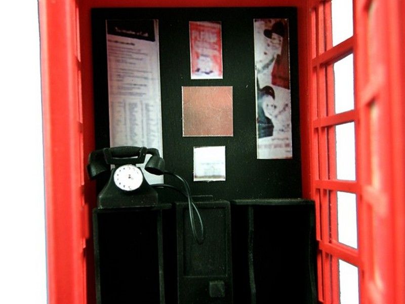 Сборная деревянная модель телефонной будки Artesania Latina LONDON TELEPHONE BOX, 110