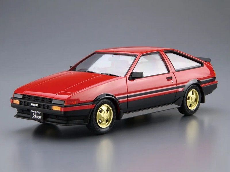 Сборная модель AOSHIMA Toyota Sprinter Trueno AE86 GTAPEX 84