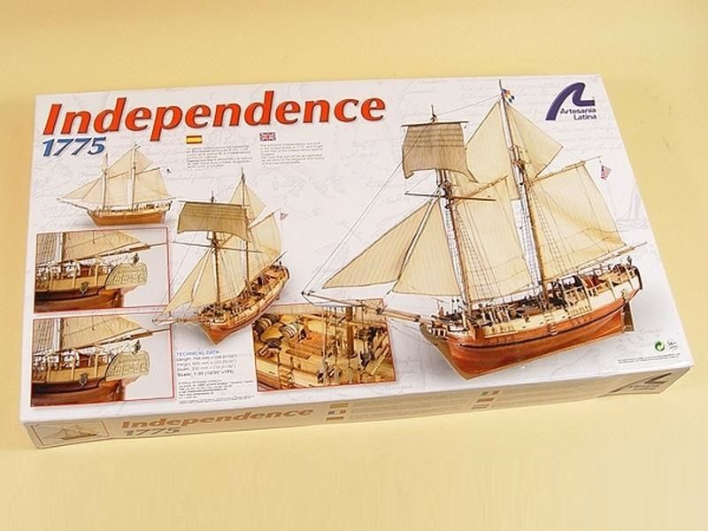 Сборная деревянная модель корабля Artesania Latina INDEPENDENCE, 135