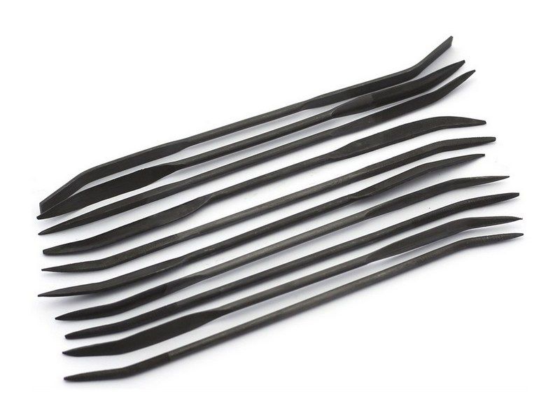 Набор рифелей, 10 шт, блистер  чехол, шт