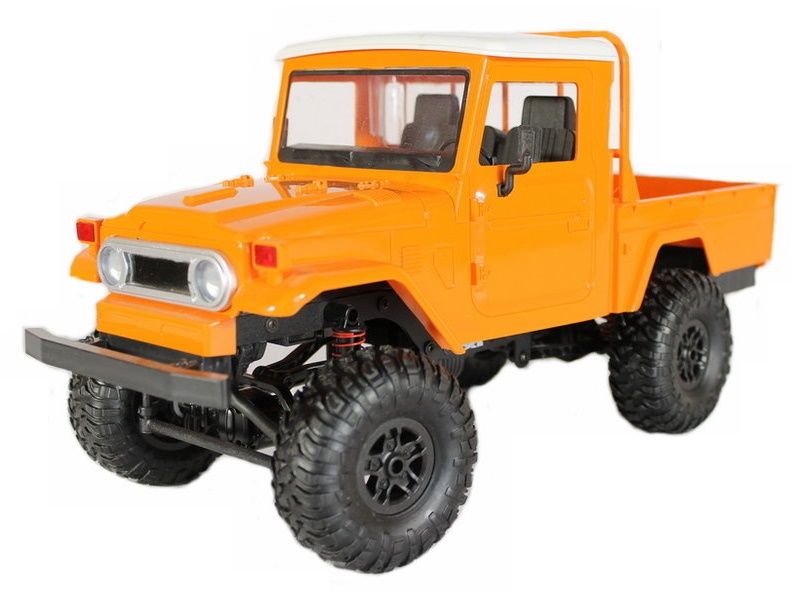 Радиоуправляемая автомодель MN MODEL пикап Toyota FJ45 оранжевый 4WD 24G 112 RTR