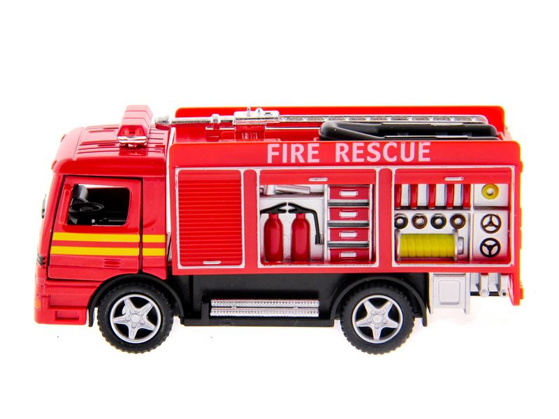 Машина Kinsmart Пожарная машина Rescue Fire Engine инерция 112шт бк