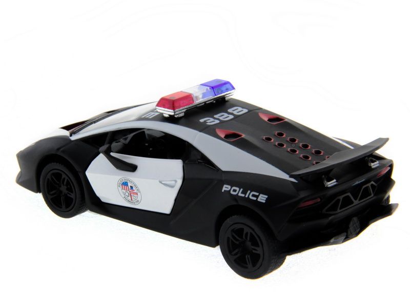 Машина Kinsmart 140 Lamborghini Police Sesto Elemento в асс инерция 112шт бк