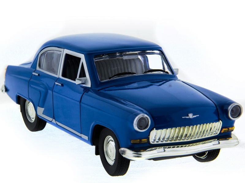 Машина АВТОПАНОРАМА ГАЗ21 Волга 124 вк  261211см, синяя