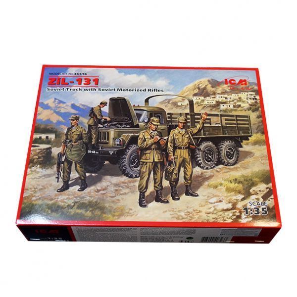 Сборная модель Советский грузовой автомобиль ЗиЛ131 135  ICM35516 