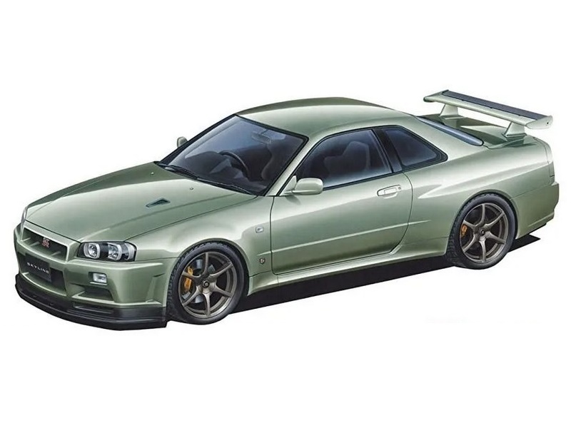 Сборная модель AOSHIMA Nissan Skyline GTR VspecⅡ Nur 02