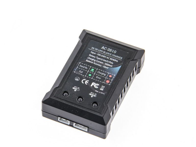 Зарядное устройство Precision Aerobatics с баллансиром LiPo 2S3S 1A с адаптером на 220V