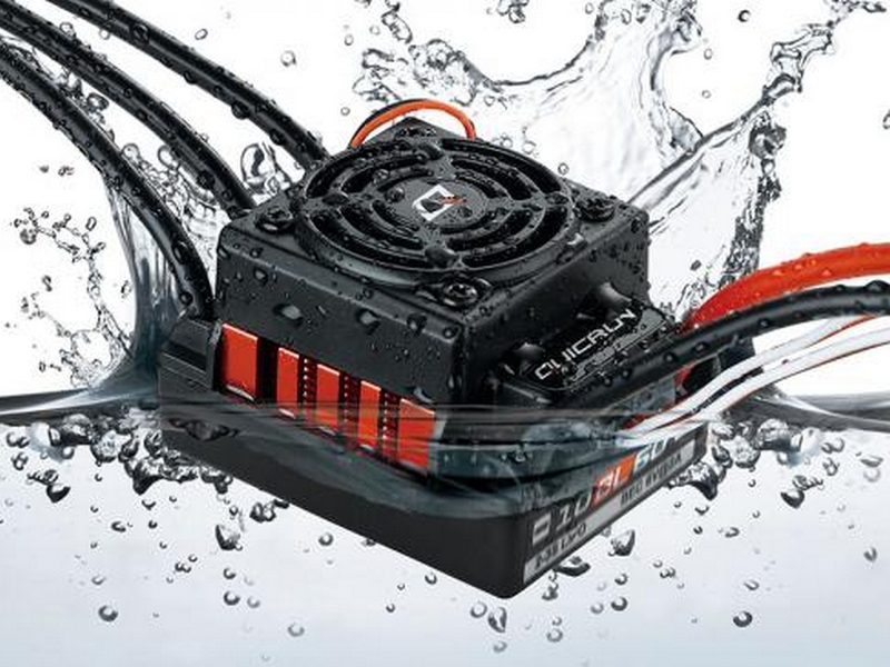 Бесколлекторный бессенсорный регулятор Hobbywing QuicRunWP10BL60 60A380A, 110