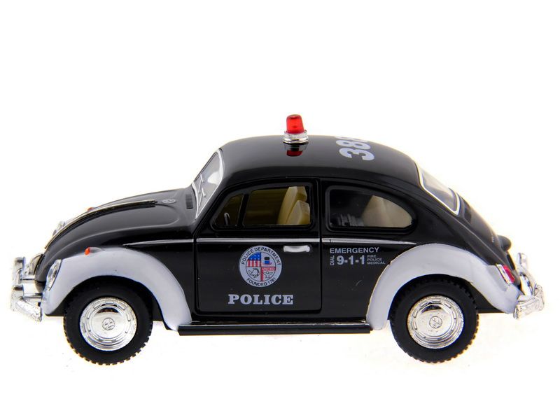 Машина Kinsmart  Volkswagen Classical Beetle Police инерция 112шт 132 бк