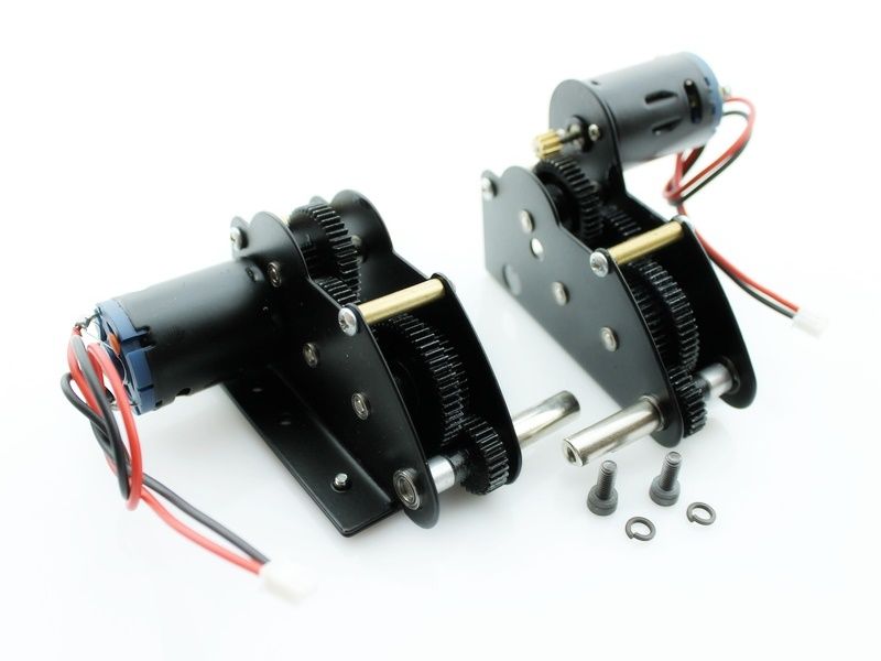 Редуктора Taigen сталь 3в1, 18kRPM, для танков Tiger 1 plastic, Panther A с подш и моторами380