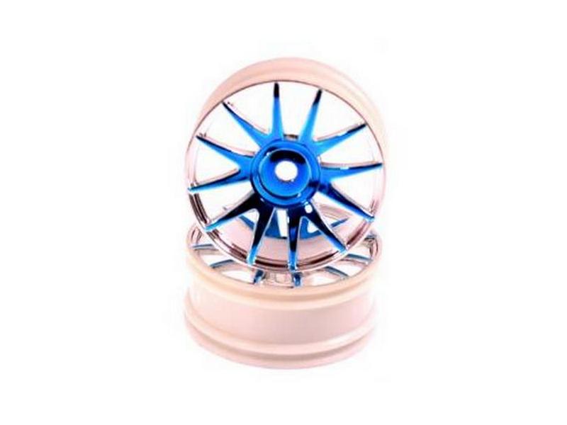 Колеса с пластиковыми покрышками для Hi4163,  голубой хром 82827PB09001 2шт