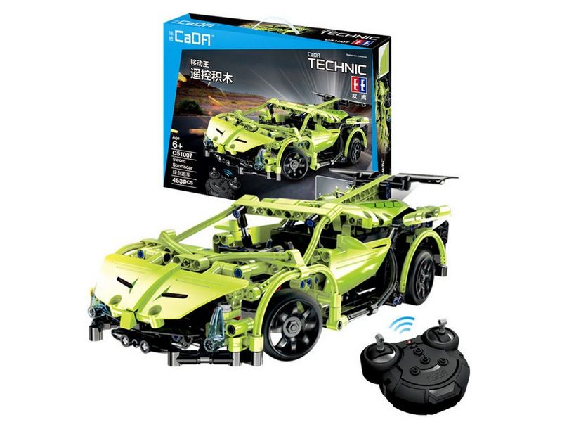 РУ конструктор CaDA Technic спортивная машина 453 детали