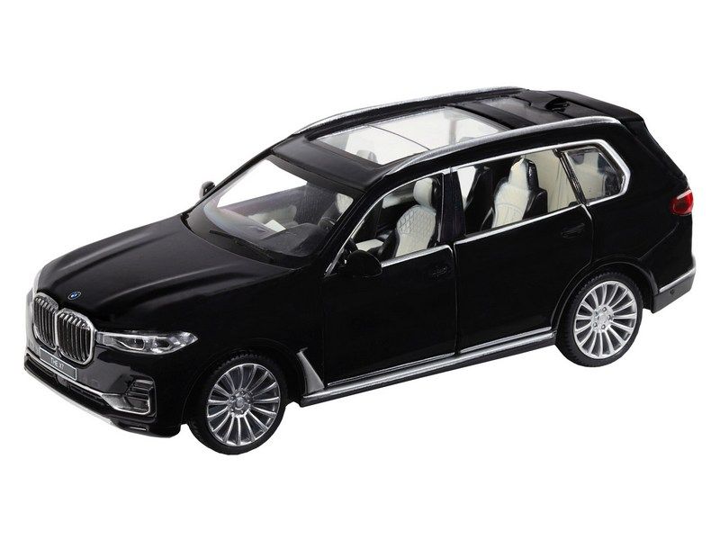 Машина АВТОПАНОРАМА BMW X7, черный, 132, свет, звук, инерция, вк 17,513,59 см