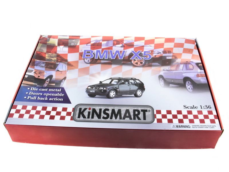 Машина Kinsmart 136 BMW X5 инерция 112шт бк
