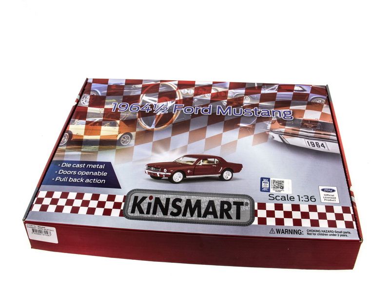 Машина Kinsmart FORD MUSTANG инерция 112шт 136 бк