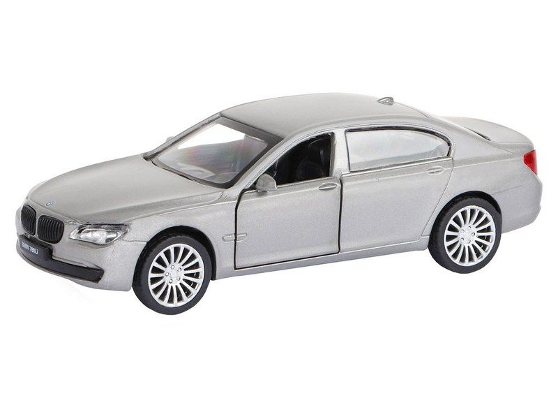 Машина АВТОПАНОРАМА BMW 760 LI, серебряный, 146, инерция, вк 17,512,56,5 см