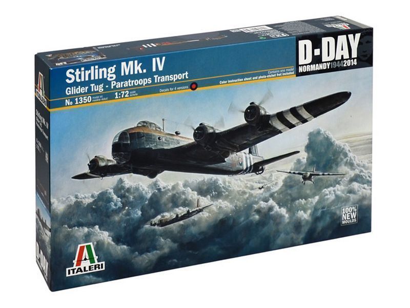 Сборная модель ITALERI 1350ИТ Самолет Stirling MkIV, 172