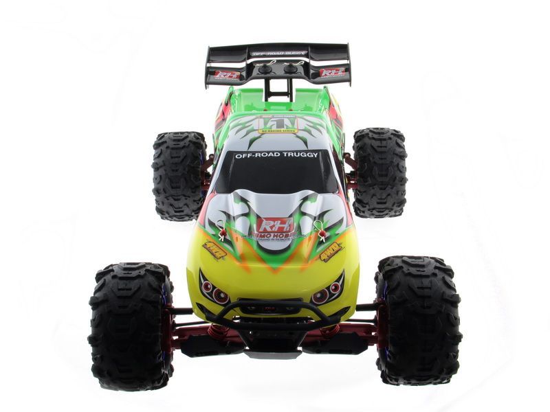 Радиоуправляемый трагги Remo Hobby EVOR Brushless UPGRADE зеленая 4WD 24G 18 RTR