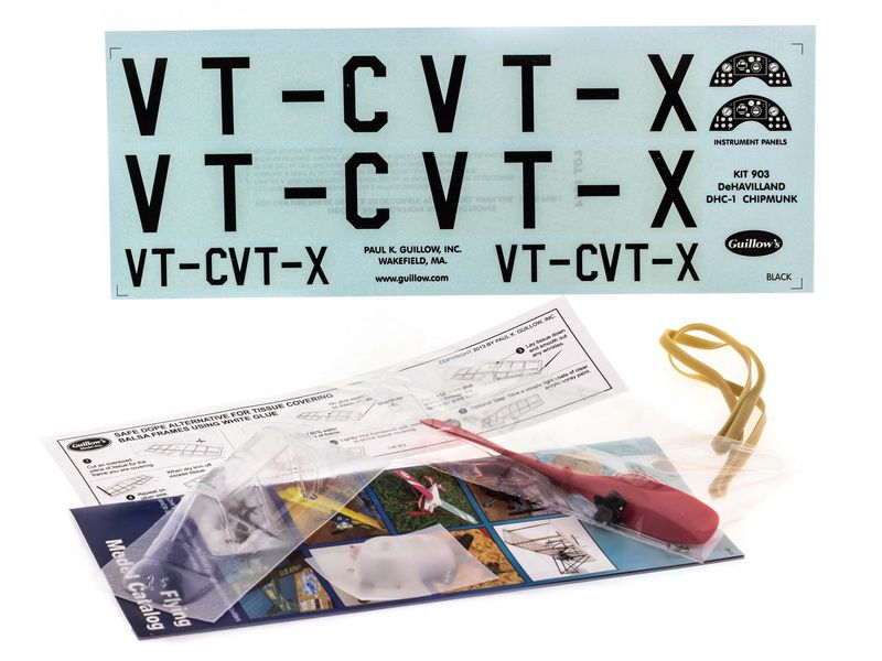 Сборная дермодельСамолет DH Chipmunk Guillows 124