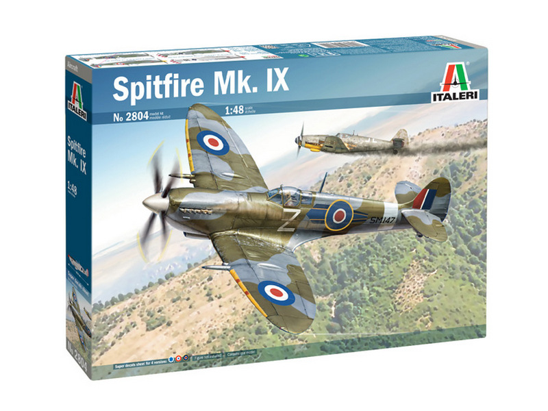 Сборная модель ITALERI 2804ИТ Самолет SPITFIRE Mk IX, 148