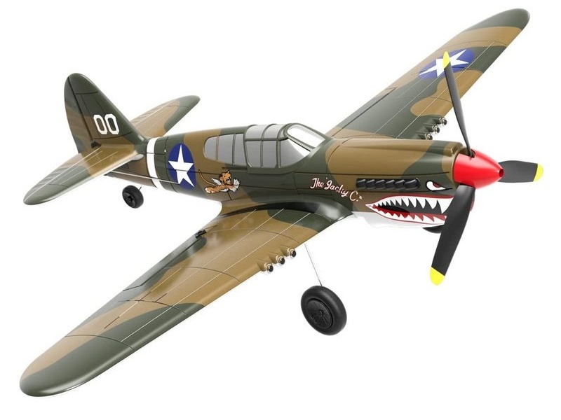 Радиоуправляемый самолет Volantex RC P40 Warhawk 400мм 24G 4ch LiPo RTF with Gyro