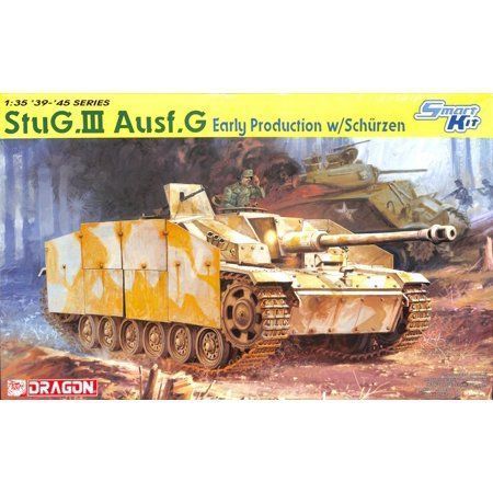 Сборная модель Танк StuGIII AusfG Early WSchurzen 135