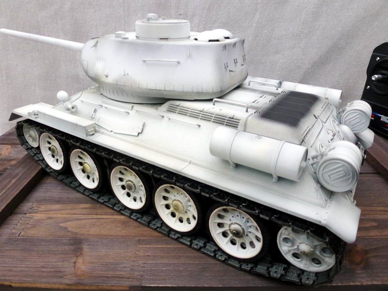 РУ танк Taigen 116 T3485 СССР для ИК танкового боя 24G зимний