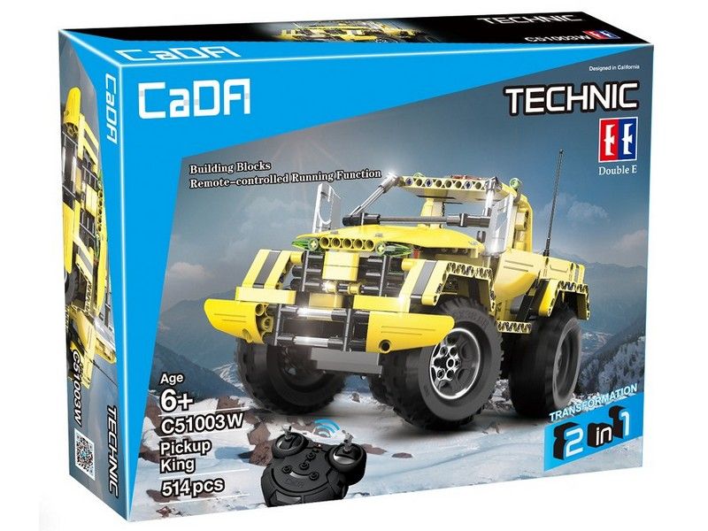 РУ конструктор CaDA Technic пикап Автоботы 514 деталей