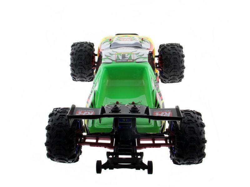 Радиоуправляемый трагги Remo Hobby EVOR Brushless UPGRADE зеленая 4WD 24G 18 RTR