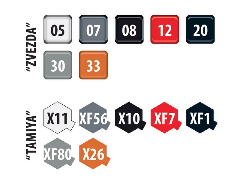 Сборная модель ZVEZDA Грузовой самолет нового поколения Ту204100С, 1144