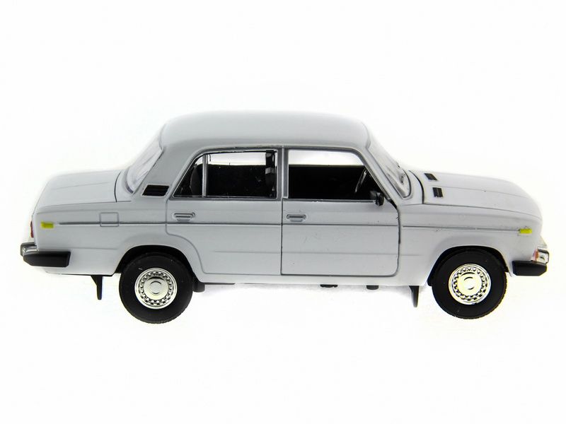 Машина АВТОПАНОРАМА ВАЗ 2106 белая,122, инерция, Pull Bаck механизм,  вк 101222 cм