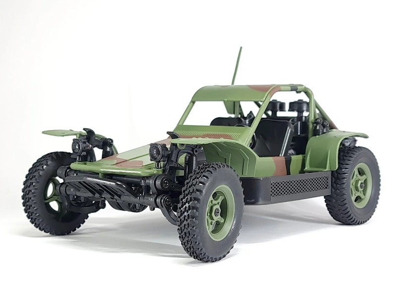 Радиоуправляемая машина WPL багги WP14 зеленая 4WD 24G 116 RTR