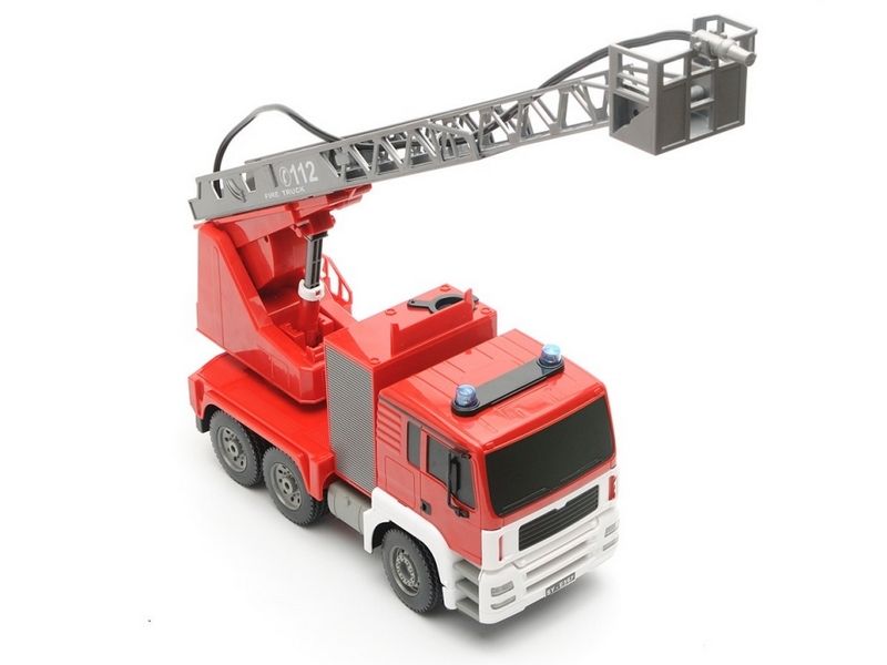 Радиоуправляемая пожарная машина Double Eagle, брызгает водой 120