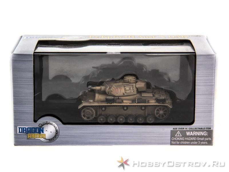Сборная модель Танк PzIII AusfN DAK sPzAbt501 Тунис 135
