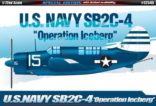 Сборная модель Самолет USNavy SB2C4 Operation Iceberg 172