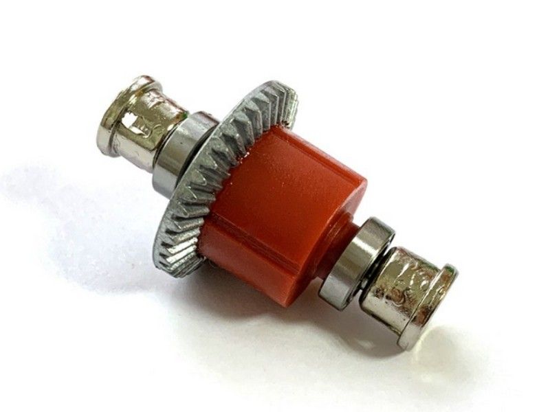 Дифференциал в сборе для Remo Hobby 116, красный корпус