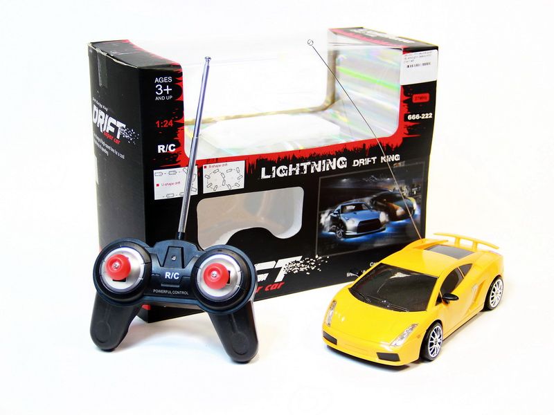 Радиоуправляемая машина дрифт HB Lamborghini Gallardo 4WD 21см  акб