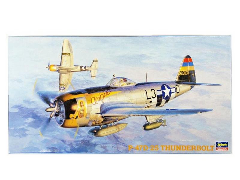 Сборная модель Hasegawa Самолет P47D25 THUNDERBOLT, 148