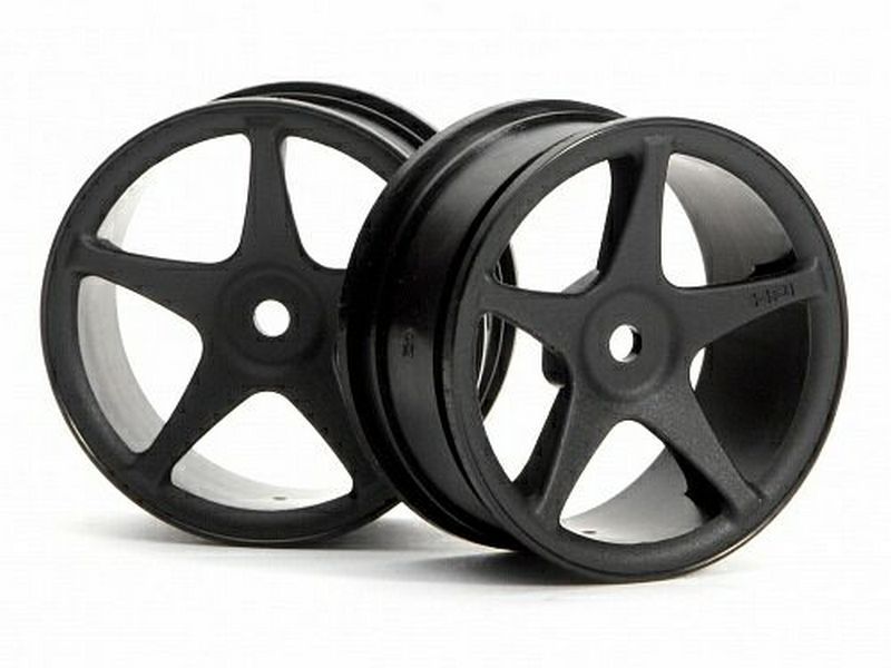 Диски 110  SUPER STAR 26mm BLACK 1MM OFFSET 2шт HPI3696