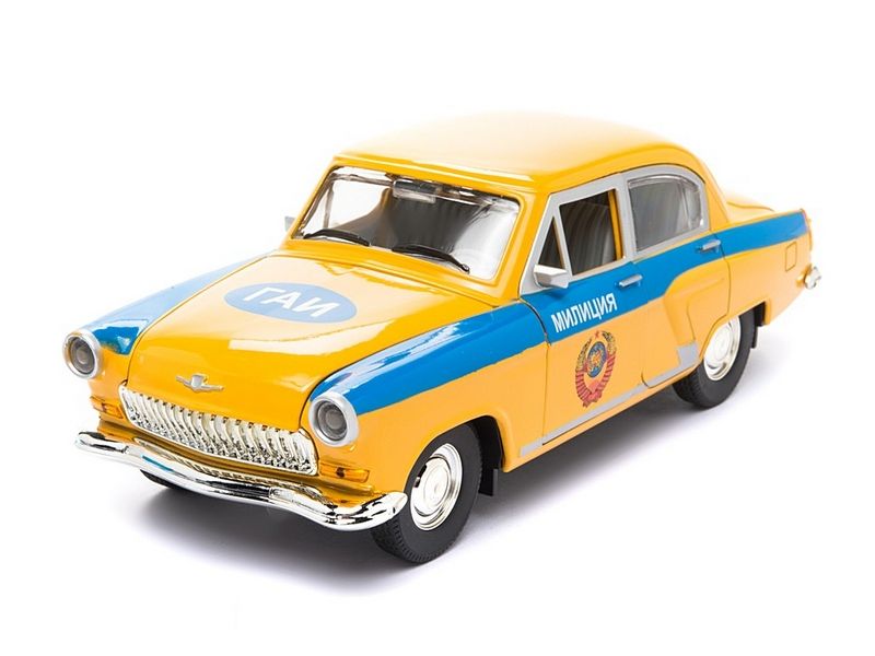 Машина АВТОПАНОРАМА ГАЗ21 Волга 124 вк  261211см, черная