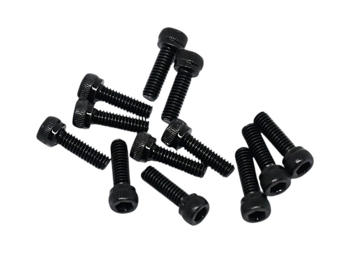 Винты с круглой шестигранной головкой 2,5х8мм для автомоделей MJX H12YH12Y, 12шт