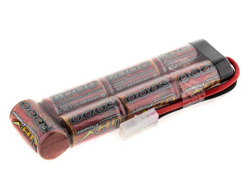 Аккумулятор VBPower NiMh 5000mAh, 8,4V Tamiya, банка с торца