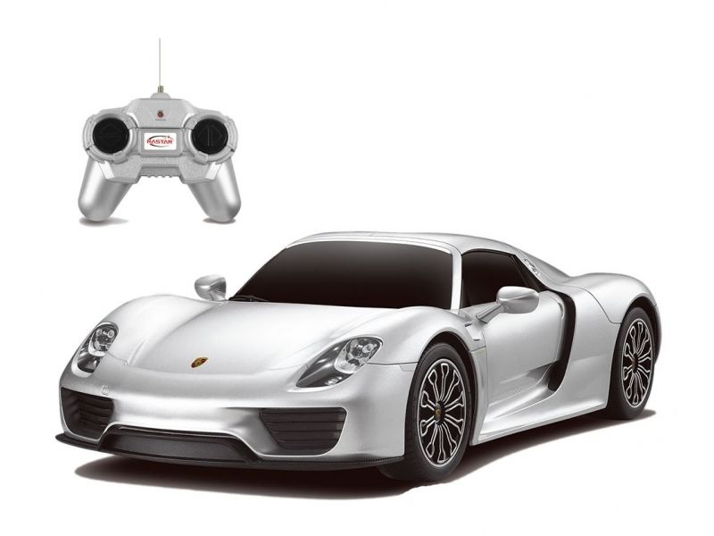 Радиоуправляемая машина Rastar PORSCHE 918 Spyder 124, в ассортименте