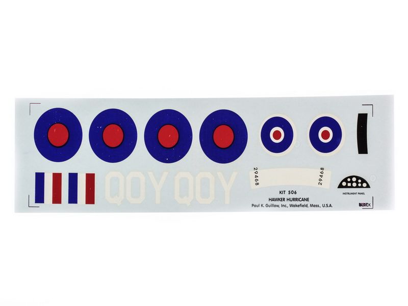 Сборная дермодельСамолет Hawker Hurricane Guillows 130