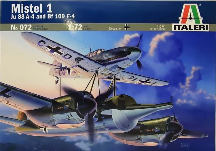 Сборная модель Самолет  MISTEL 1 JU 88 A4 with BF 109F 172