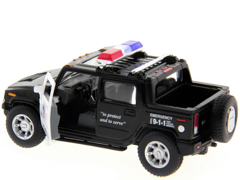 Машина Kinsmart 140 Hummer H2 Police инерция 112шт бк